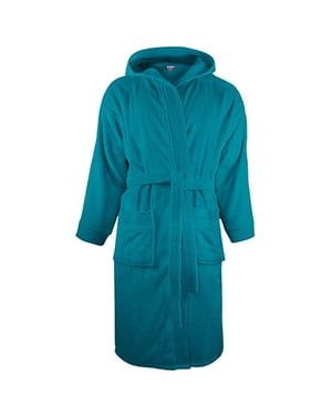 The One Towelling - Morgenmantel für Herren/Damen Unisex, mit Kapuze (Türkis)