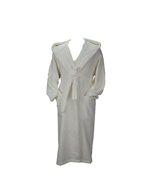 ARTG - "Robezz" Morgenmantel für Herren/Damen Unisex, Baumwolle aus biologischem Anbau (Weiß)