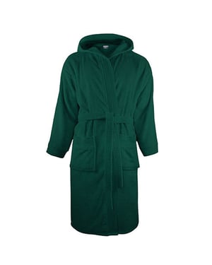 The One Towelling - Morgenmantel für Herren/Damen Unisex, mit Kapuze (Dunkelgrün)