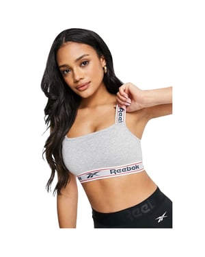 Reebok - "Krystal" Sport-BH für Damen (Grau meliert)