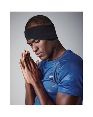 Beechfield - Stirnband "Sports Tech", Softshell (Schwarz)
