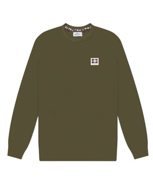 Aquascutum Active Patch Crewneck Army Green