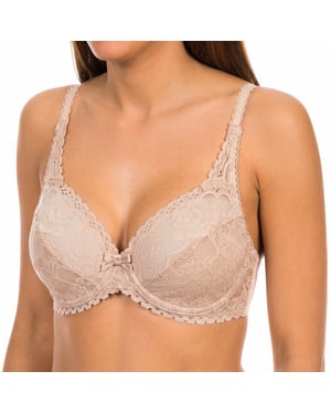 Blumen-Eleganz Damen-BH mit Unterdraht P0DC8