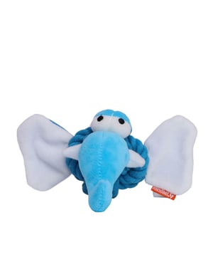 Mbw - Seilspielzeug für Hunde "MiniFeet", Elefant (Blau)
