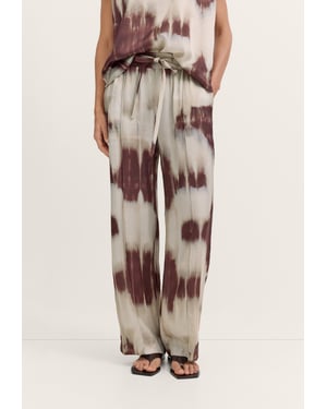 Bugatti Damen Freizeithose mit grafischem Print aus Viskose