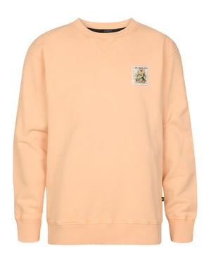 Petrol Industries - Bedruckter Rundhalspullover Ranchero Boys - Orange