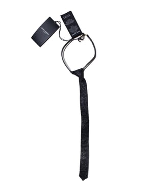 Saint Laurent, gerissene Leder-Halskette