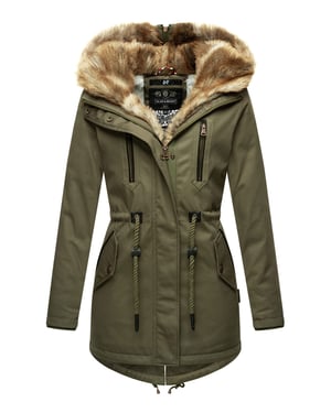 Navahoo Damen Winterjacke Diamond – Warm, Edel & Mit Teddyfell
