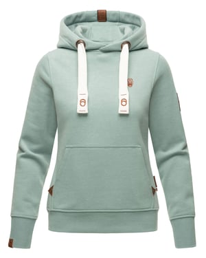 Navahoo Damen Hoodie Damlaa – Warmer Kapuzenpullover mit Hohem Kragen