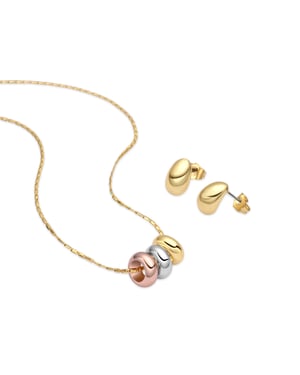 Luxenter Sets mit Rhodium-, 18 Karat Gelb- und Roségold-Finish – Khak