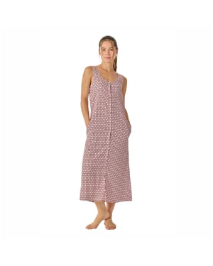 Damen Sommer Lange Ärmellose Nachthaube JJB38