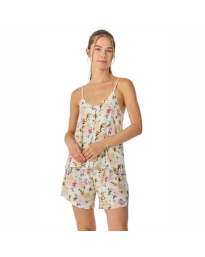 Damen Sommerpyjama mit dünnen Trägern JJB32