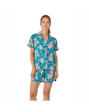 Damen Sommer Kurzarm-Pyjamas JJB36