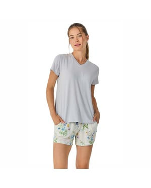 Damen Sommer Kurzarmpyjamas JJB42