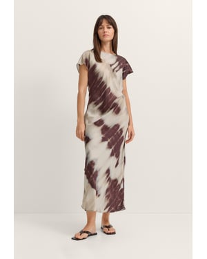 Bugatti Damen Sommerkleid Modern Fit aus bedruckter Viskose