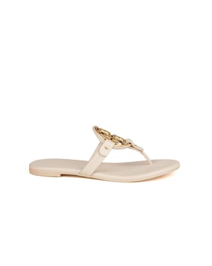Tory Burch Sandalen Neu Creme / Gold