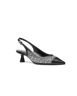 Michael Kors Slingback-Pumps Schwarz