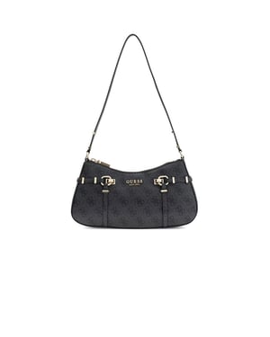 Guess Schultertasche Kohle-Logo