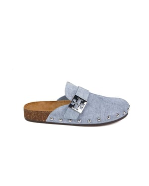 Tory Burch Sandalen Blau Wolke / Silber