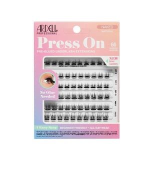 Ardell Press On Vorgeklebte Wimpernverlängerungen #naked Natural 60 Stück