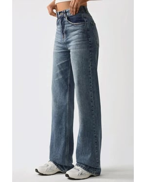 Gerade geschnittene Denim-Jeans