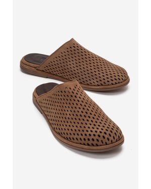 Melara Leder Slipper Mule