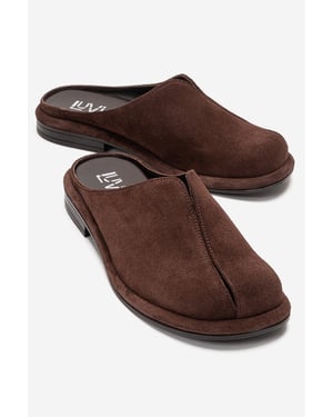 Tansy Leder Mule