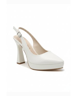 Corin Spitzer Zehenbereich Slingback Hochzeitsplattform Pumps