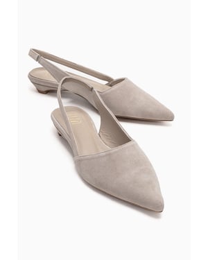 Berlina Leder-Slingback-Pumps