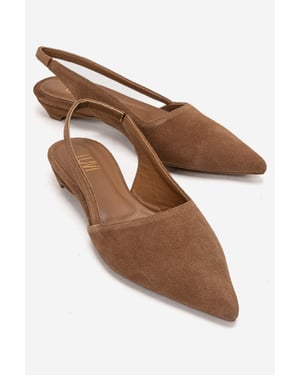 Berlina Leder-Slingback-Pumps