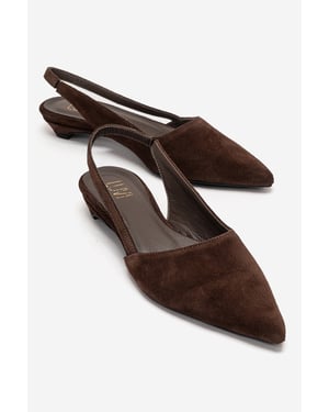 Berlina Leder-Slingback-Pumps