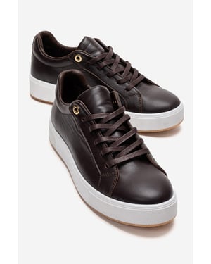 Pallen Leder Casual Sneaker