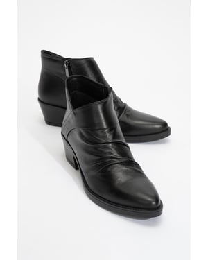 Rule Leder Klobiger Stiefel (Damen)