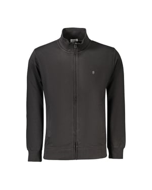 Coveri Moving Schwarzes Baumwolle Herren Sweatshirt