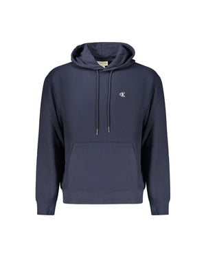 Calvin Klein Blaues Baumwoll-Herren-Sweatshirt