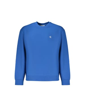 Calvin Klein Blaues Baumwoll-Herren-Sweatshirt