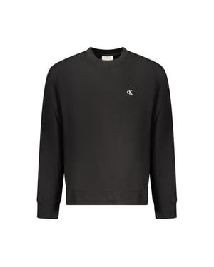 Calvin Klein Schwarzes Baumwoll-Sweatshirt für Herren