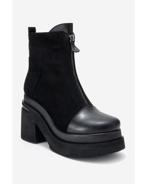 Ardenne Plateau Reißverschluss Stiefel