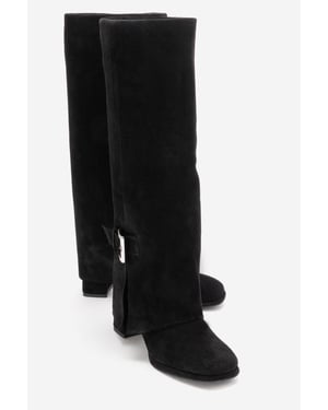 Lojo Leder Blockabsatz Stiefel (Damen)