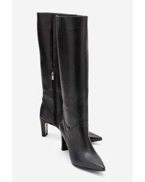 Merla Leder Blockabsatz Stiefel (Damen)