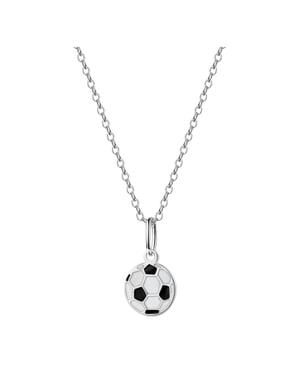 Zeeme for Kids Anhänger mit Kette 925/- Sterling Silber rhodiniert Fußball