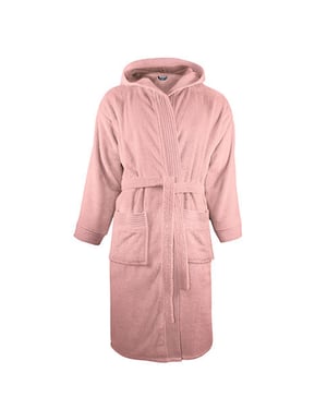 The One Towelling - Morgenmantel für Herren/Damen Unisex, mit Kapuze (Lachs)