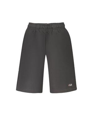 Fila Schwarze Baumwolle Herrenhose