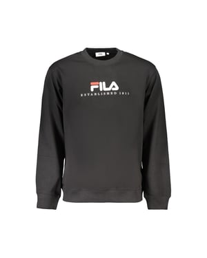 Fila Baumwoll-Sweatshirt für Herren - Schwarz