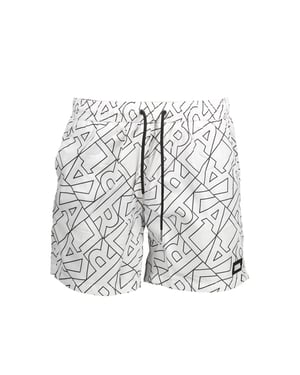 Karl Lagerfeld Bianco Polyester Herren Schwimmboxer