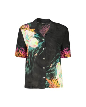 Desigual Schwarz Viskose Damenbluse