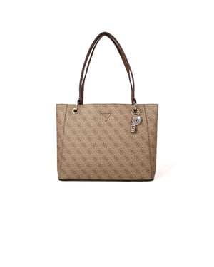 Guess Tragetasche Latte Logo/Braun