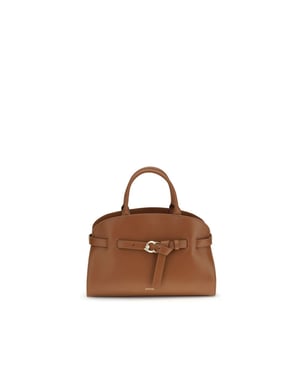 Coccinelle Braune Kalbsleder Bos Taurus Handtasche