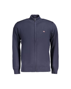 Norwegen 1963 Blauer Baumwollpullover für Herren
