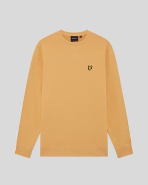 Baumwoll-Sweatshirt mit Rundhalsausschnitt